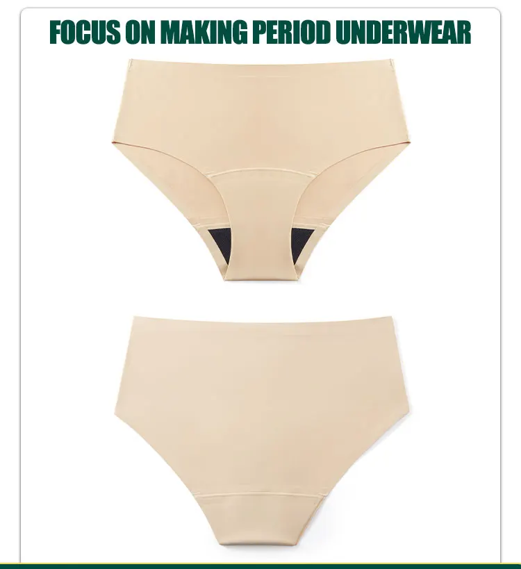 Our menstrual products, sustainable reusable menstrual period panties -  Guangzhou Hongyi Industrial Co., Ltd. underwear, panties, bra production,  support OED/OEM, factory